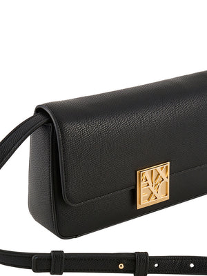 Armani Exchange Borsa A Mano Armani Exchange In Tessuto Tecnico - Nero