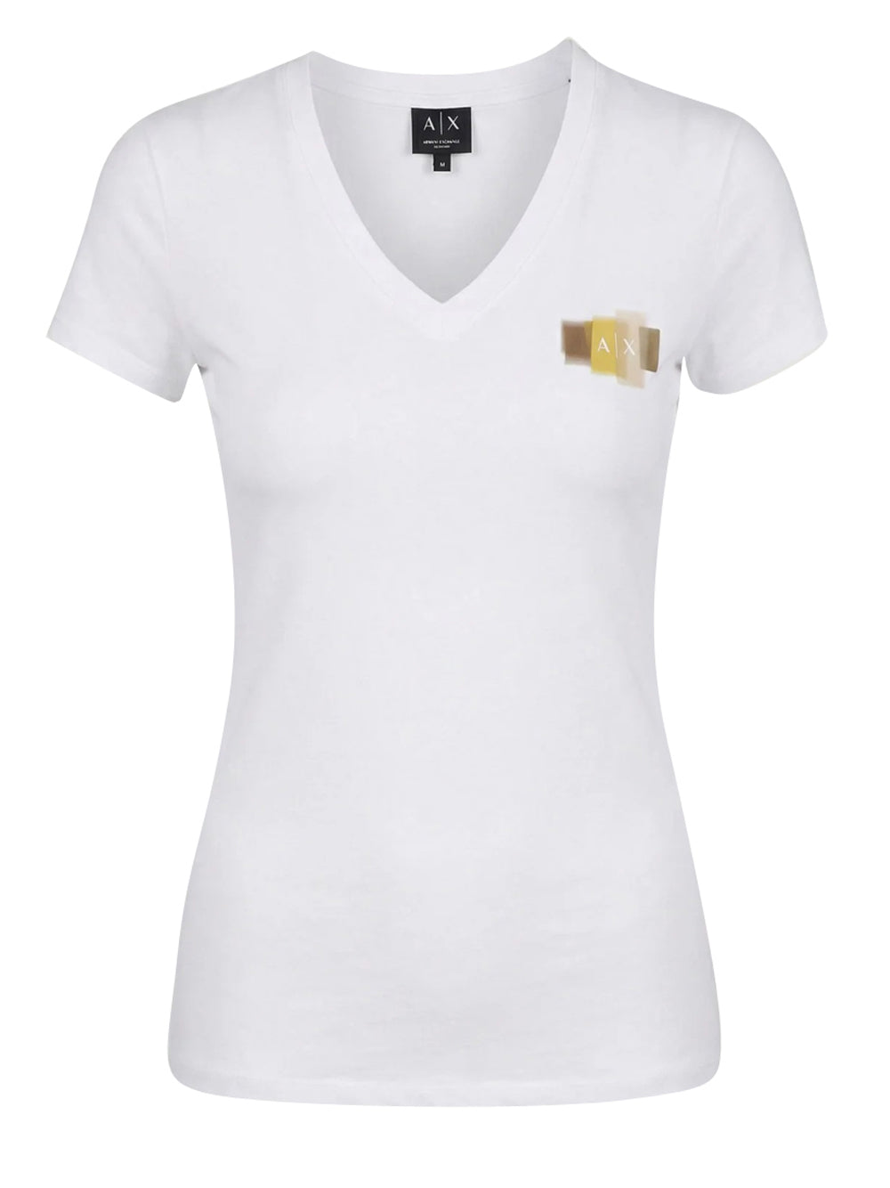 ARMANI EXCHANGE T-Shirt Armani Exchange Logo Frontale - Bianco