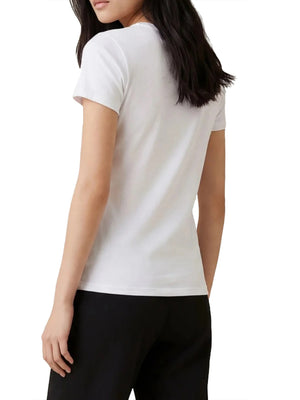 ARMANI EXCHANGE T-Shirt Armani Exchange Logo Frontale - Bianco