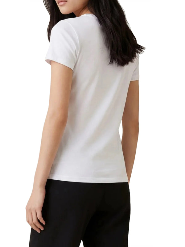 ARMANI EXCHANGE T-Shirt Armani Exchange Logo Frontale - Bianco