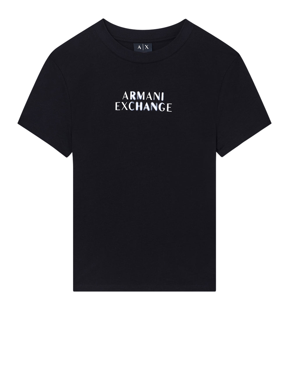 ARMANI EXCHANGE T-shirt Armani Exchange Regular Fit in Jersey di Cotone Classico Nero