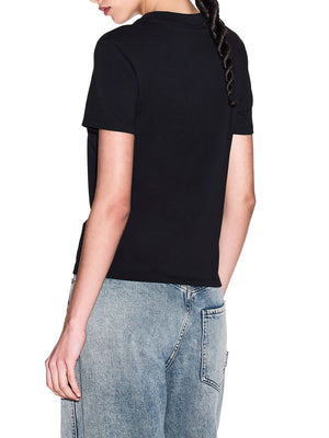 ARMANI EXCHANGE T-shirt Armani Exchange Regular Fit in Jersey di Cotone Classico Nero