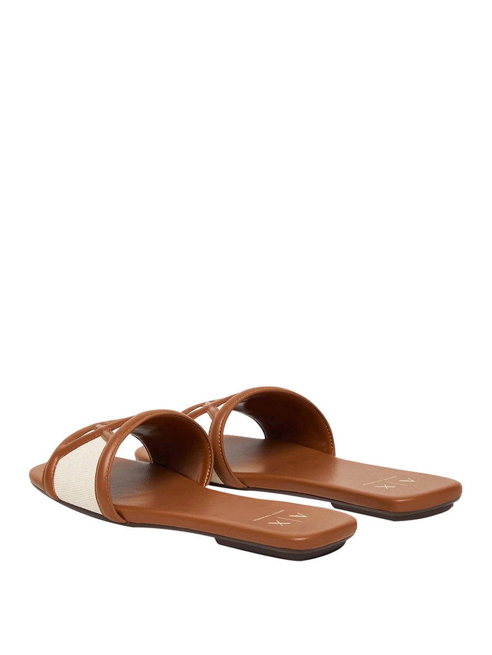 Armani Exchange Sandalo Basso Armani Exchange - Crema/Marrone