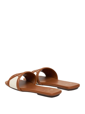 Armani Exchange Sandalo Basso Armani Exchange - Crema/Marrone