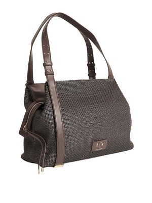 Armani Exchange Borsa Shopper Armani Echange - Marrone
