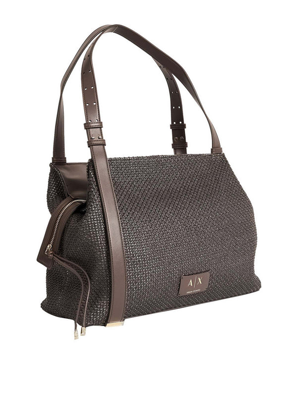 Armani Exchange Borsa Shopper Armani Echange - Marrone