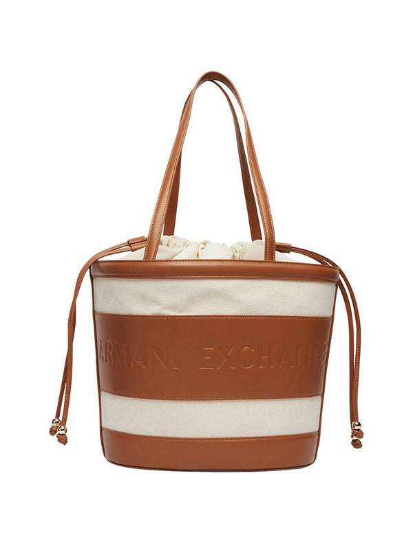 Armani Exchange Shopper Armani Exchange - Crema/Marrone