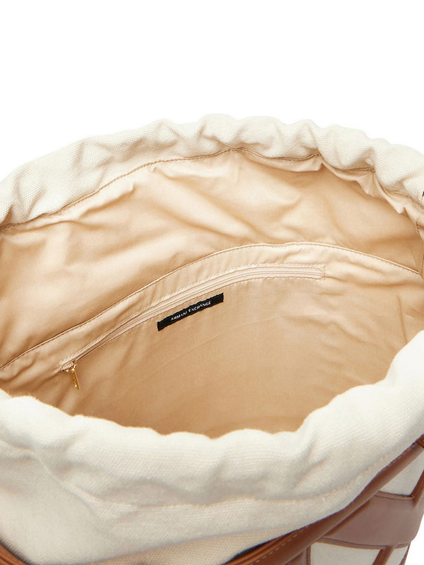 Armani Exchange Shopper Armani Exchange - Crema/Marrone