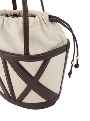 Armani Exchange Borsa Shopper Armani Echange - Bianco/Marrone