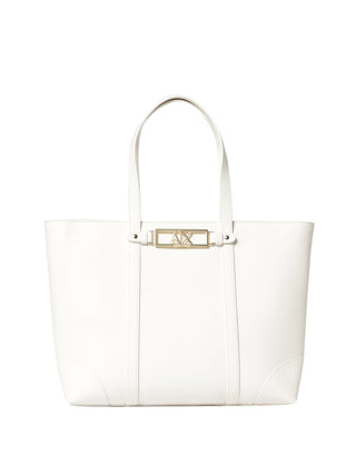 Armani Exchange Borsa Shopper Armani Exchange - Bianco