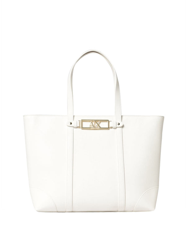 Armani Exchange Borsa Shopper Armani Exchange - Bianco