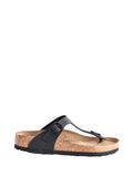BIRKENSTOCK Ciabatte Gizeh Birko Flor Unisex - Nero