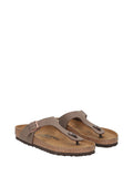 BIRKENSTOCK Ciabatte Gizeh Birko Flor Unisex - Beige