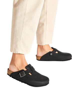 BIRKENSTOCK Ciabatte Birkenstock Boston - Nero