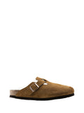 Birkenstock Birkenstock Boston Pelliccia Di Agnello - Beige