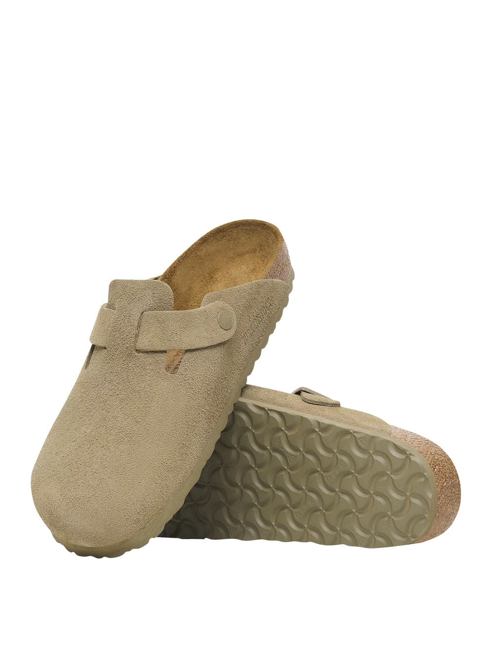 BIRKENSTOCK Ciabatte Birkenstock Boston Faded - Khaki
