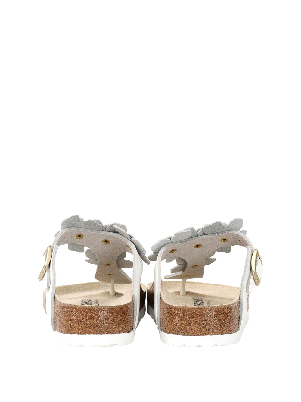 BIRKENSTOCK Sandalo Birkenstock Gizeh Flowers - Bianco