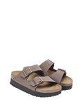 BIRKENSTOCK Ciabatte Arizona Platform - Marrone