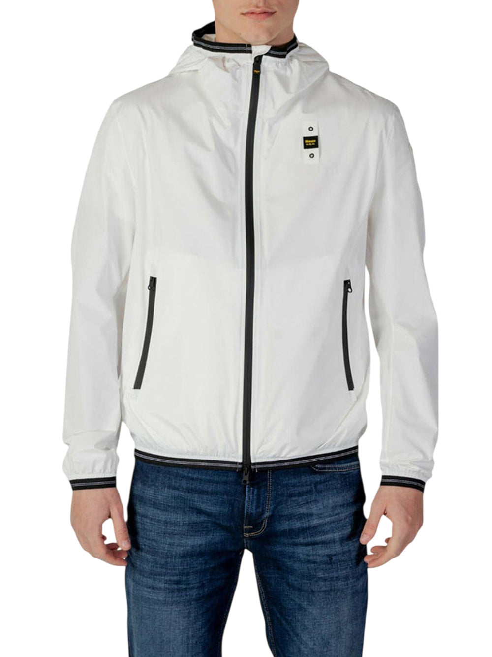 BLAUER Giacca a Vento Nastrata Farrin Blauer - Bianco