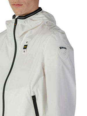 BLAUER Giacca a Vento Nastrata Farrin Blauer - Bianco