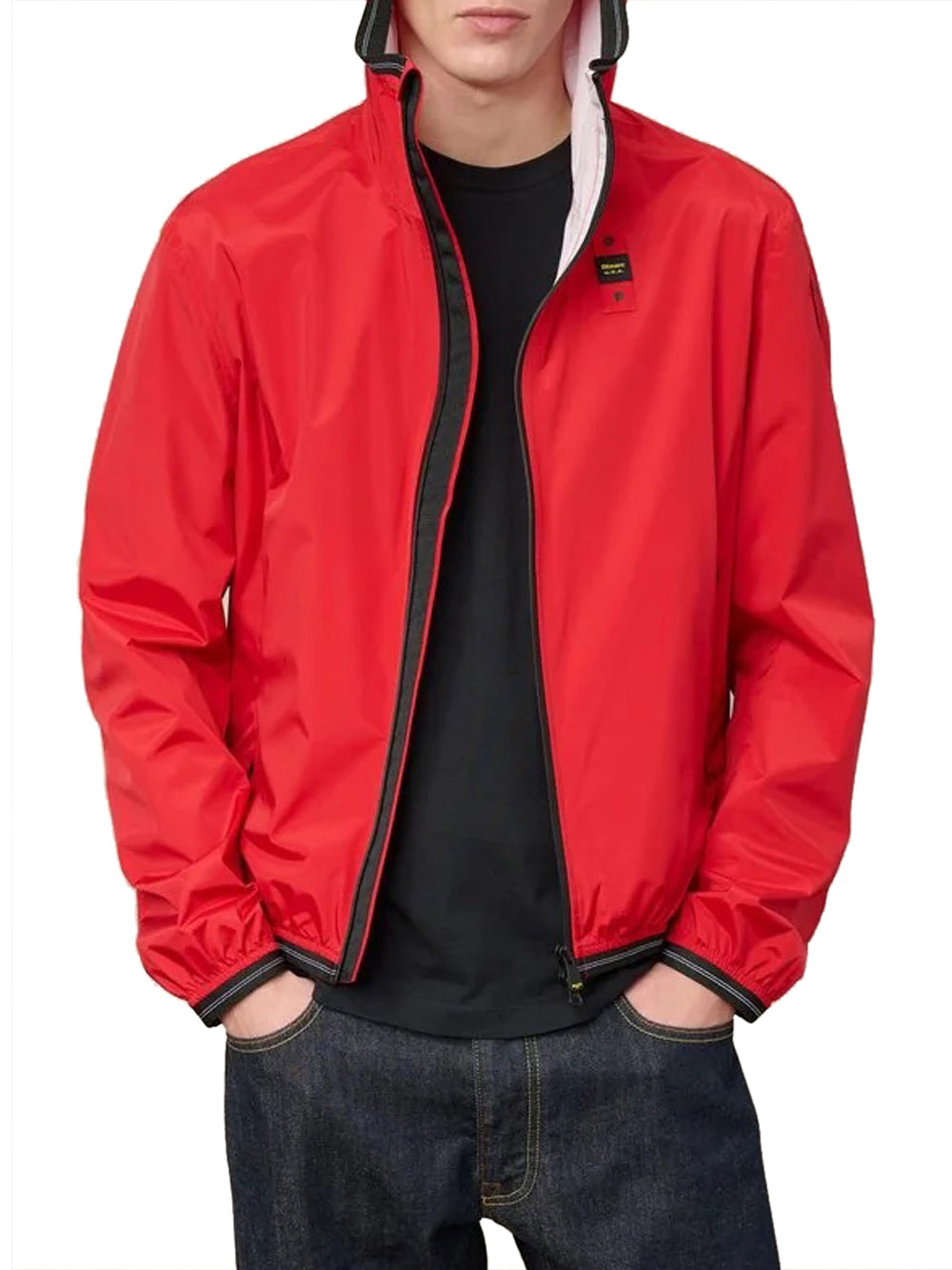 BLAUER Giacca a Vento Nastrata Farrin Blauer - Rosso