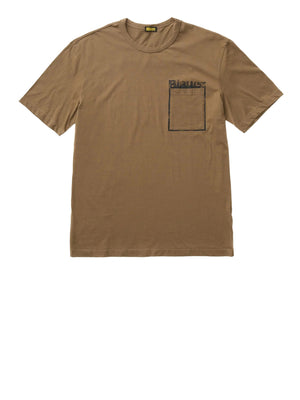 BLAUER T-Shirt Blauer Jeffers - Nocciola