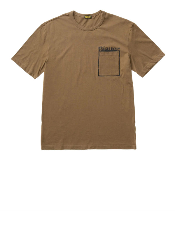 BLAUER T-Shirt Blauer Jeffers - Nocciola