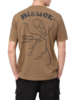 BLAUER T-Shirt Blauer Jeffers - Nocciola