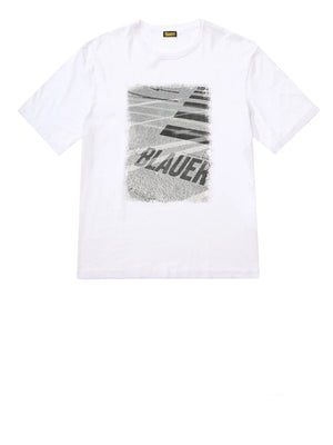 BLAUER T-Shirt Blauer Ryder - Bianco