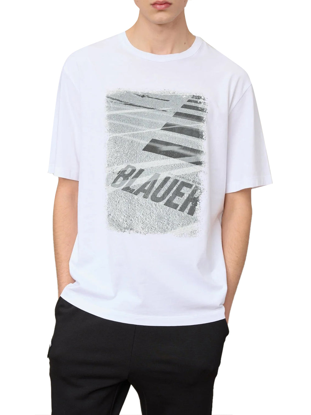 BLAUER T-Shirt Blauer Ryder - Bianco