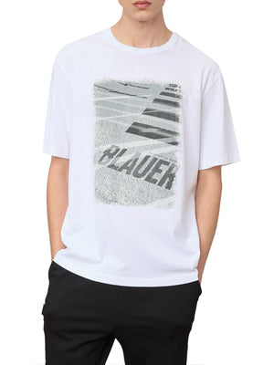 BLAUER T-Shirt Blauer Ryder - Bianco