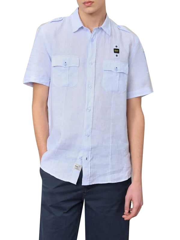 BLAUER Camicia Blauer Benson - Azzurro
