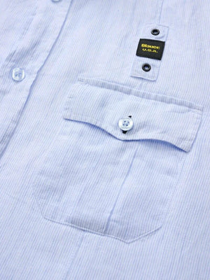BLAUER Camicia Blauer Benson - Azzurro