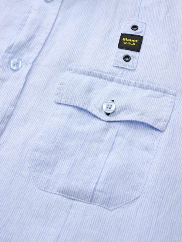 BLAUER Camicia Blauer Benson - Azzurro