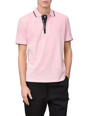 BLAUER Polo Doppia Riga Logata Parkson Blauer - Rosa