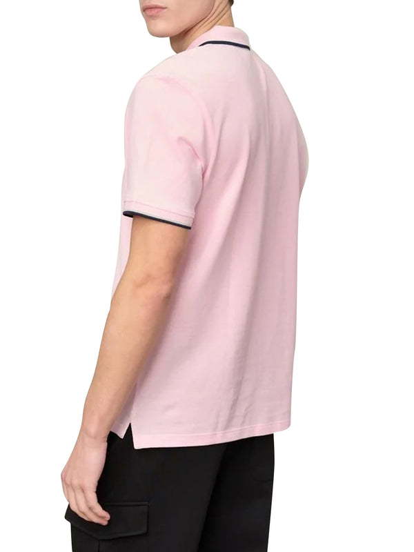 BLAUER Polo Doppia Riga Logata Parkson Blauer - Rosa