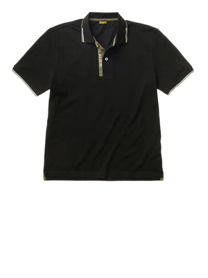BLAUER Polo Doppia Riga Logata Parkson Blauer - Nero
