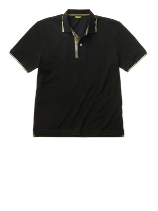BLAUER Polo Doppia Riga Logata Parkson Blauer - Nero