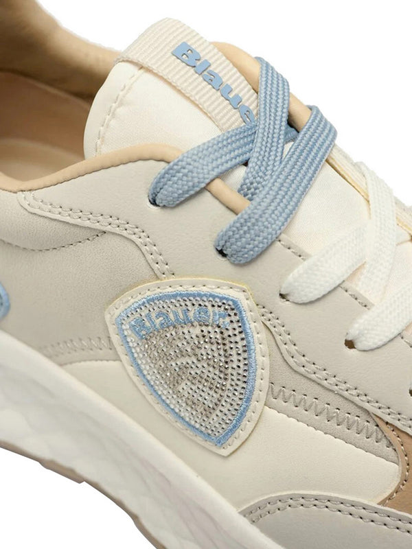 Blauer Sneakers Blauer Lynn01 - Crema/Celeste