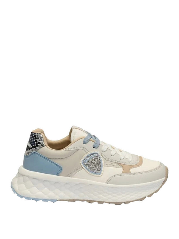 Blauer Sneakers Blauer Lynn01 - Crema/Celeste