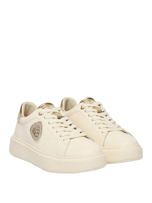 Blauer Sneakers Blauer Venus 01 - Crema/Oro