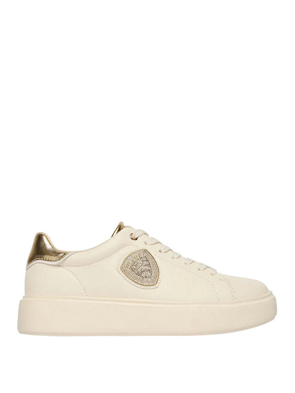 Blauer Sneakers Blauer Venus 01 - Crema/Oro
