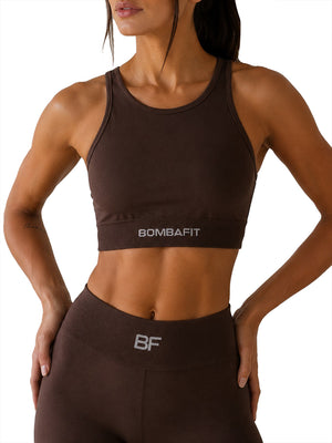 Bombafit Top Go Bombafit - Marrone