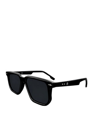 BRIAN BROME Occhiale da Sole Uomo - Nero