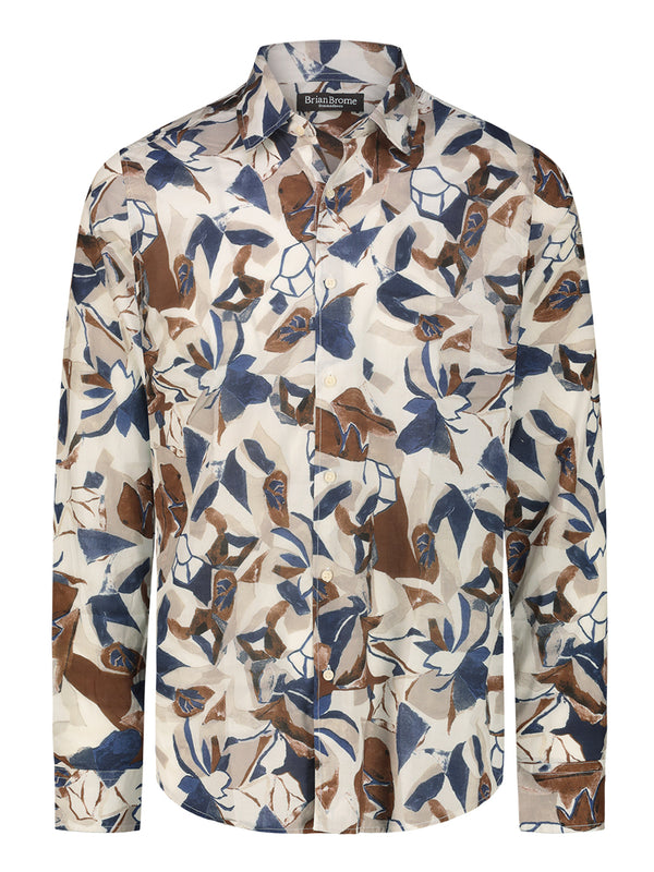 Brian Brome Camicia Uomo - Multicolore