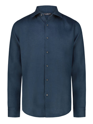 Brian Brome Camicia Uomo - Blu