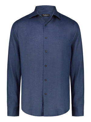 Brian Brome Camicia Uomo - Blu