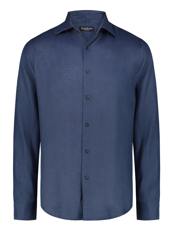 Brian Brome Camicia Uomo - Blu