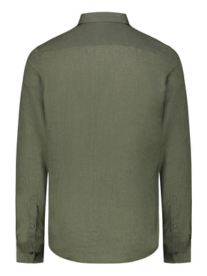 Brian Brome Camicia Uomo - Verde
