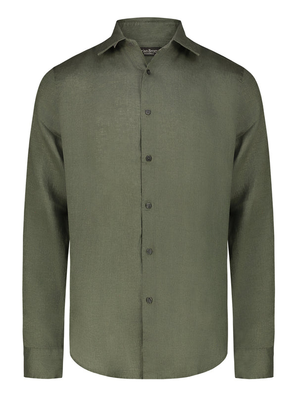 Brian Brome Camicia Uomo - Verde